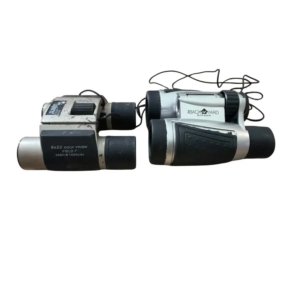 Set of 2 Birdwatching Binoculars Eagle Optics Explorer & The Back Yard Birdstore